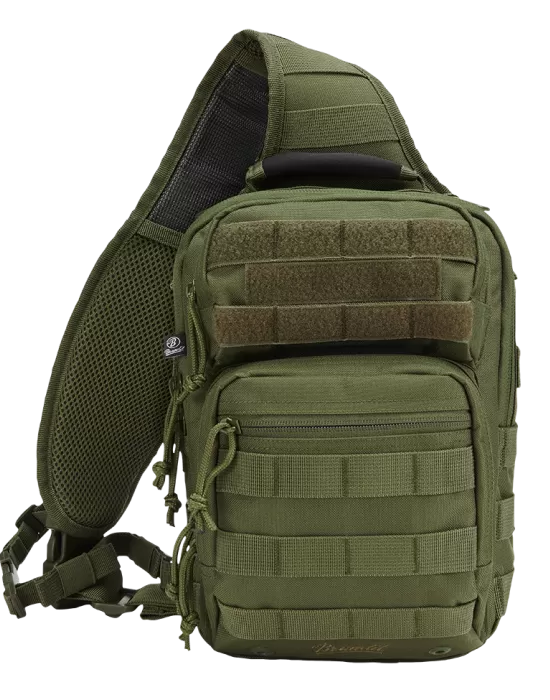 Функционална чанта в тъмнозелен цвят Brandit US Cooper Sling Pack Medium, Чанти - Hoodstyle.bg
