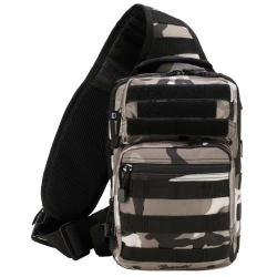 Функционална чанта в камуфлаж Brandit US Cooper Sling Pack Medium urban