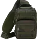 Функционална чанта в камуфлаж Brandit US Cooper Sling Pack Medium dark woodland, Чанти - Hoodstyle.bg