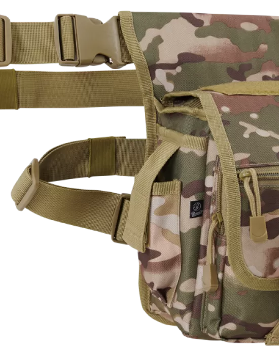 Тактическа чанта за бедро в камуфлаж Brandit Side Kick tactical camo, Чанти за бедро - Hoodstyle.bg