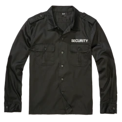 Мъжка риза в черен цвят Security US