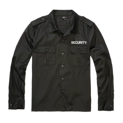 Мъжка риза в черен цвят Security US