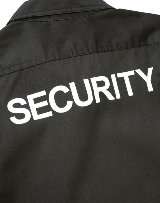 Мъжка риза в черен цвят Security US, Ризи - Hoodstyle.bg